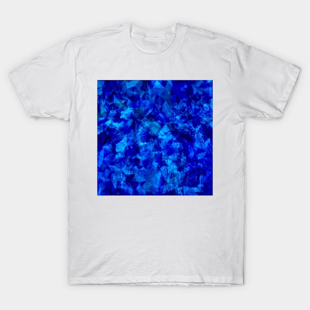 Cobalt Facets T-Shirt by DANAROPER